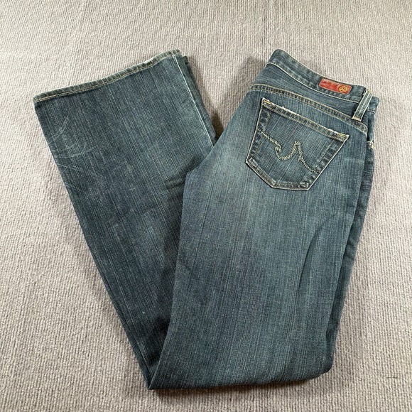 Adriano Goldschmied AG The‎ Legend Jeans Womens Size 31x33 Blue Flare - Picture 1 of 10